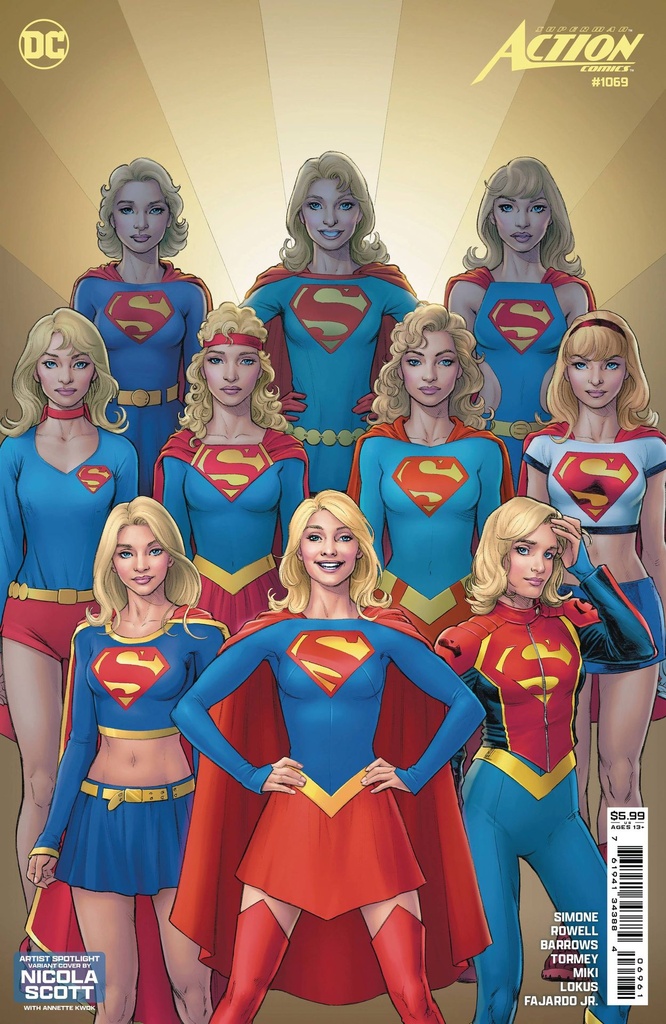 Action Comics #1069 (Cover D Nicola Scott Artist Spotlight Card Stock Variant)