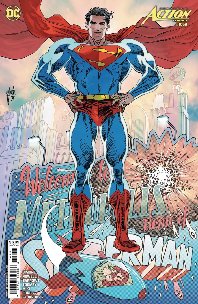 Action Comics #1069 (Cover C Guillem March Card Stock Variant)