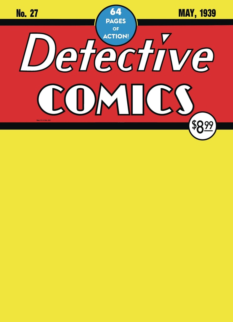 Detective Comics #27 (Batman Day 2024 Facsimile Edition Cover B Blank Variant)