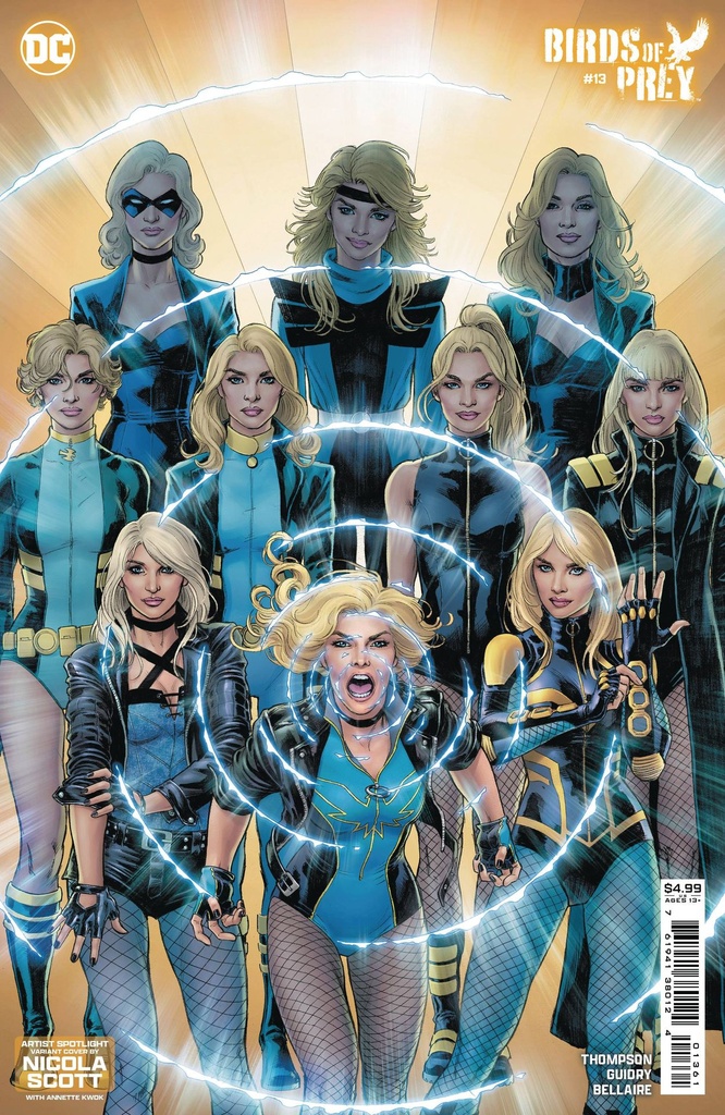 Birds Of Prey #13 (Cover D Nicola Scott Artist Spotlight Card Stock Variant)