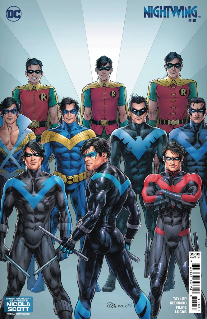 Nightwing #118 (Cover E Nicola Scott Artist Spotlight Card Stock Variant)