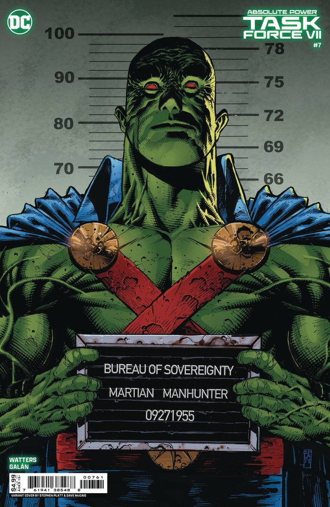 Absolute Power: Task Force VII #7 of 7 (Cover D Stephen Platt Card Stock Variant)