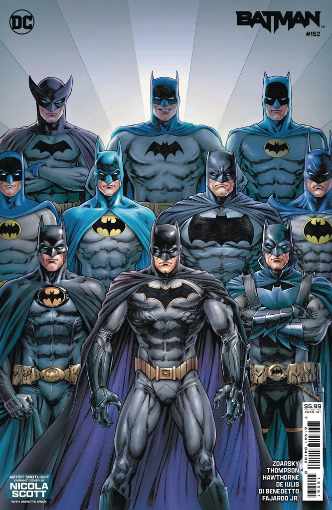 Batman #152 (Cover D Nicola Scott Artist Spotlight Card Stock Variant)