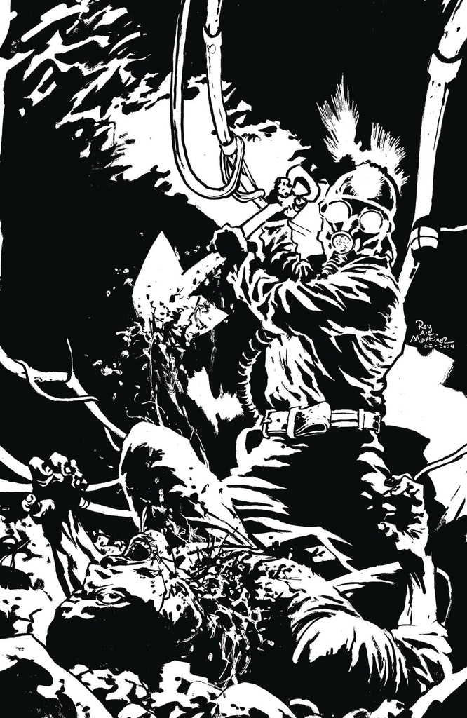 Valentine Bluffs Massacre #3 (Cover E Roy Allan Martinez B&W Limited Virgin Variant)