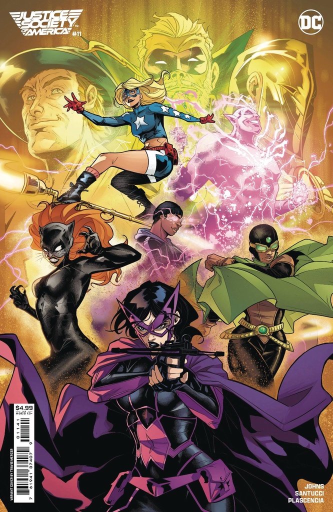 Justice Society of America #11 of 12 (Cover C Travis Mercer Card Stock Variant)