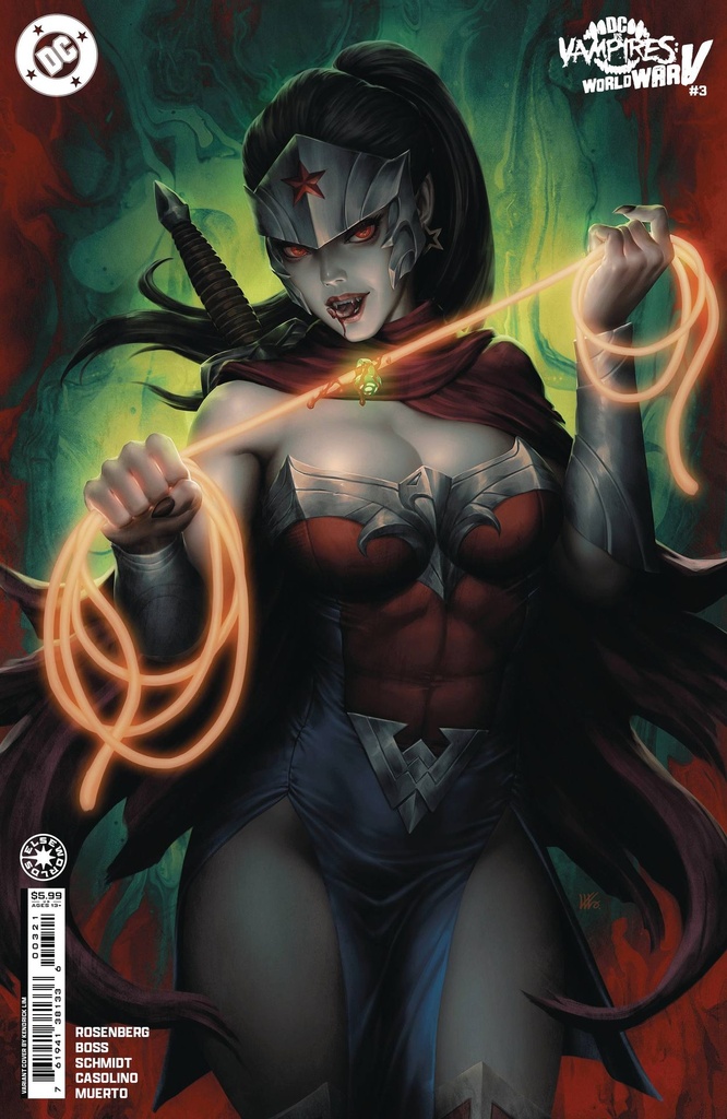 DC vs. Vampires: World War V #3 of 12 (Cover B Kendrick kunkka Lim Card Stock Variant)