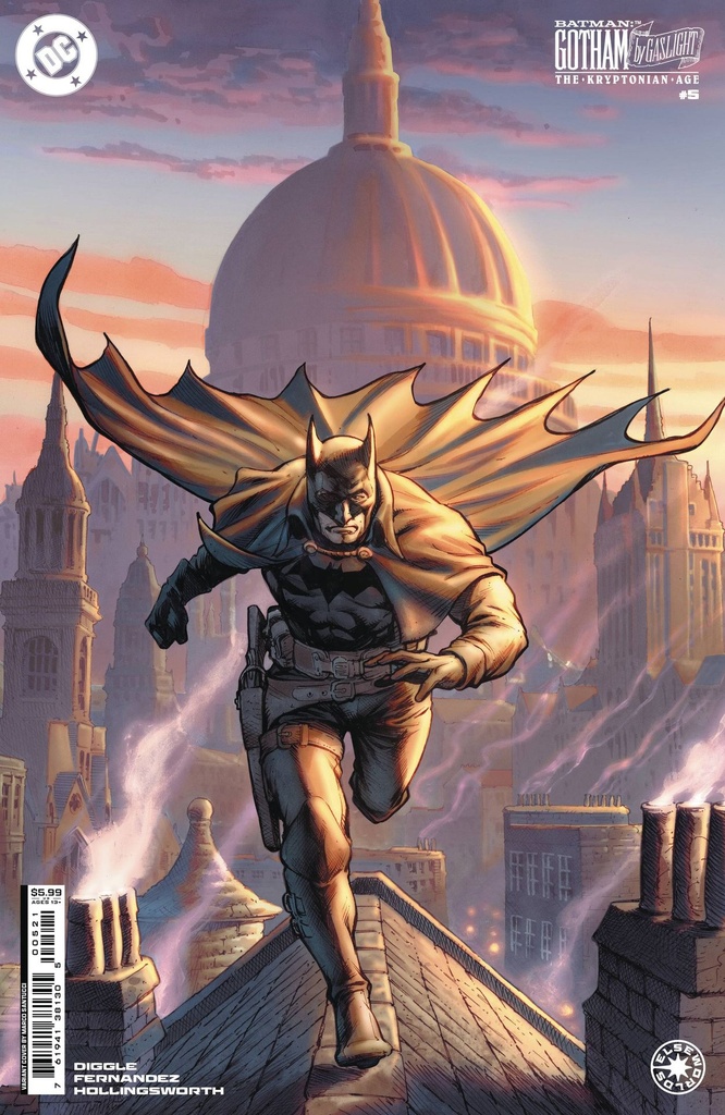 Batman: Gotham by Gaslight - The Kryptonian Age #5 of 12 (Cover B Marco Santucci Card Stock Variant)