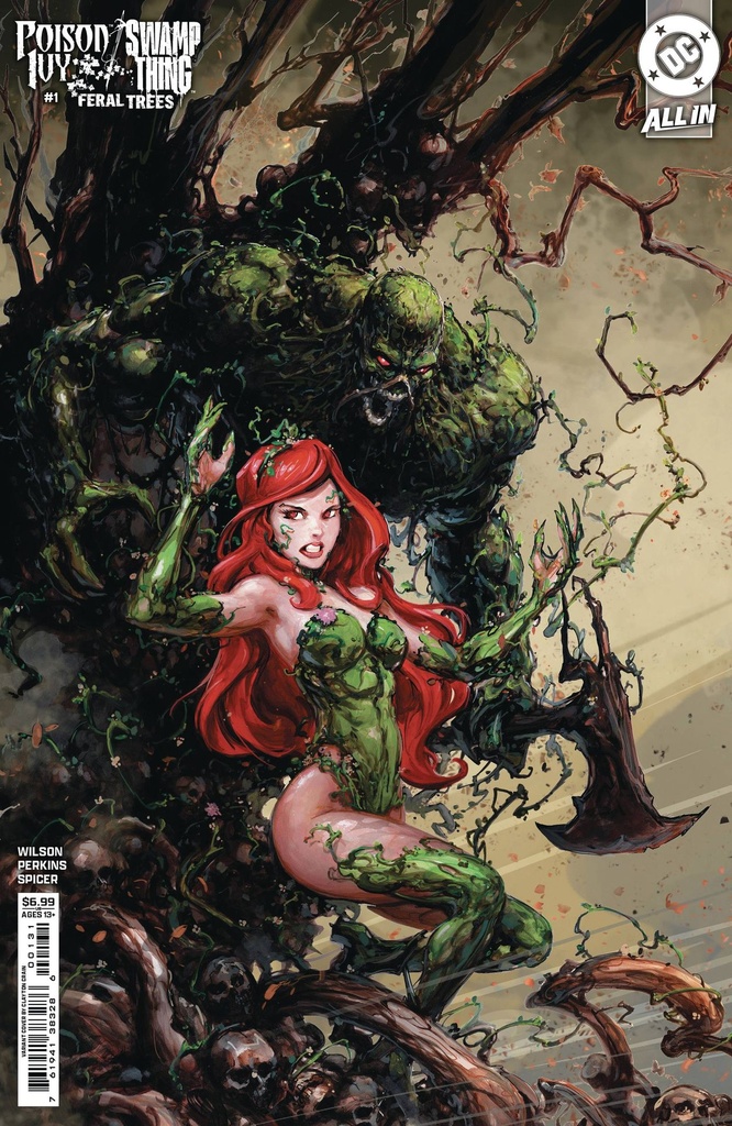 Poison Ivy/Swamp Thing: Feral Trees #1 (Cover C Clayton Crain Card Stock Variant)