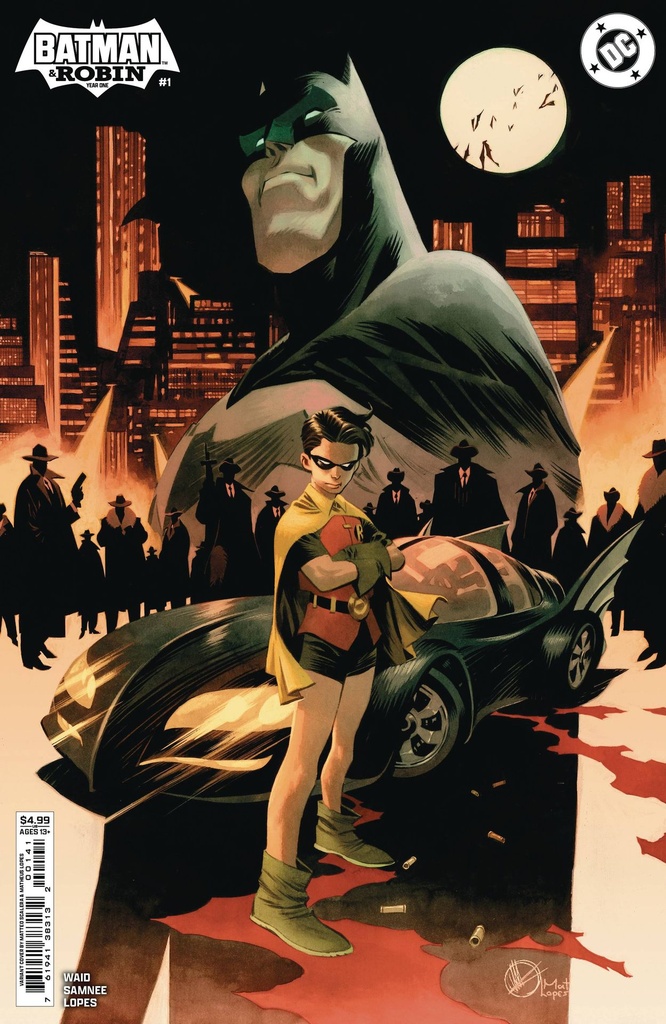 Batman and Robin: Year One #1 of 12 (Cover C Matteo Scalera Card Stock Variant)