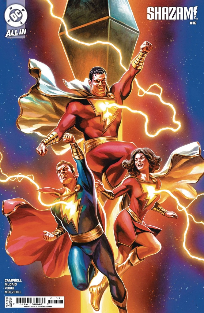 Shazam #16 (Cover B Felipe Massafera Card Stock Variant)