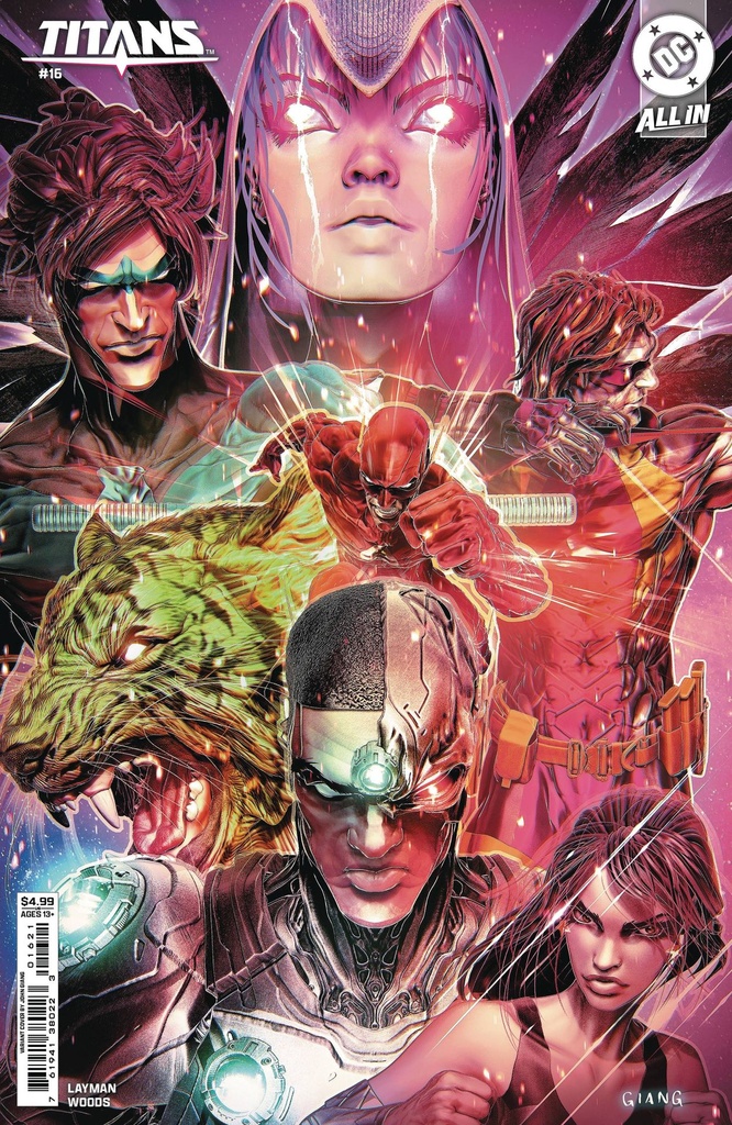 Titans #16 (Cover C John Giang Card Stock Variant)