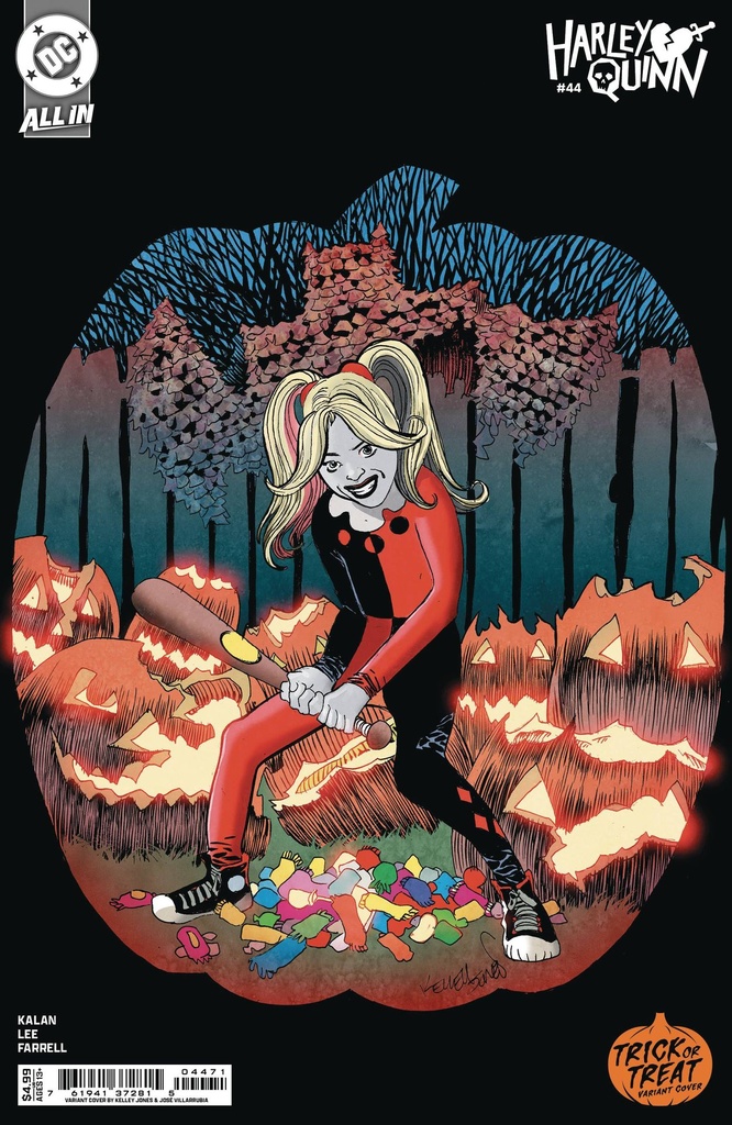 Harley Quinn #44 (Cover D Kelley Jones Trick Or Treat Card Stock Variant)
