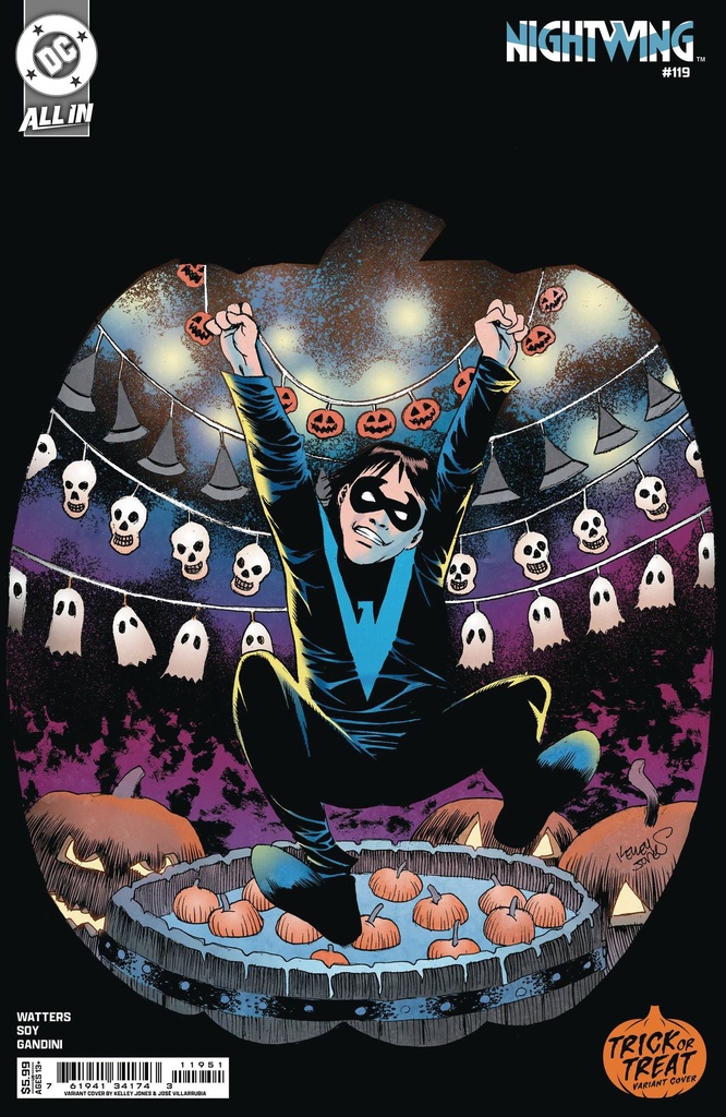 Nightwing #119 (Cover D Kelley Jones Trick Or Treat Card Stock Variant)