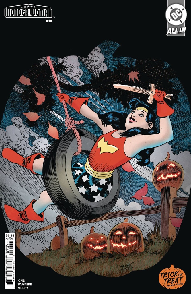 Wonder Woman #14 (Cover D Kelley Jones Trick Or Treat Card Stock Variant)
