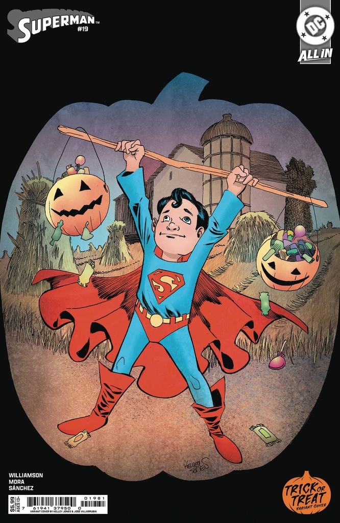 Superman #19 (Cover E Kelley Jones Trick Or Treat Card Stock Variant)