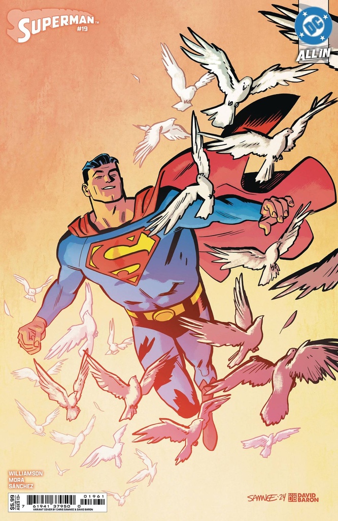 Superman #19 (Cover D Chris Samnee Card Stock Variant)