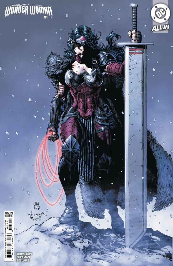 Absolute Wonder Woman #1 (Cover C Jim Lee Card Stock Variant)