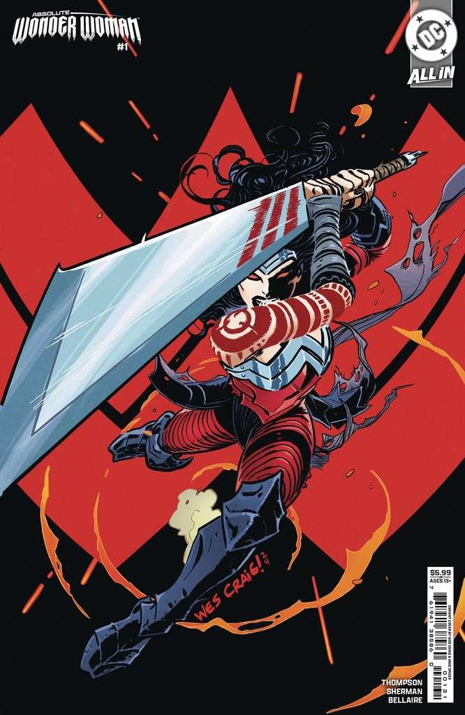 Absolute Wonder Woman #1 (Cover B Wes Craig Card Stock Variant)