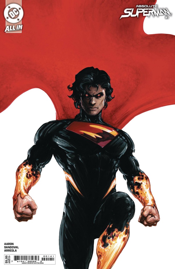 Absolute Superman #1 (Cover D Clayton Crain Card Stock Variant)