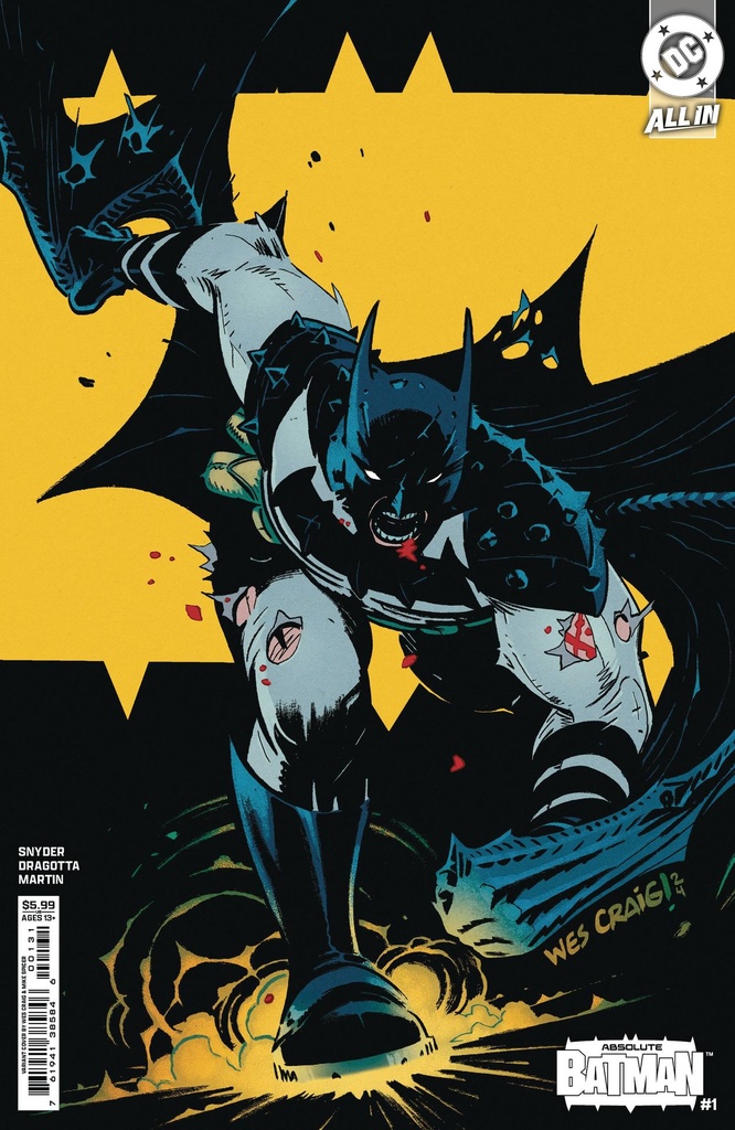 Absolute Batman #1 (Cover B Wes Craig Card Stock Variant)