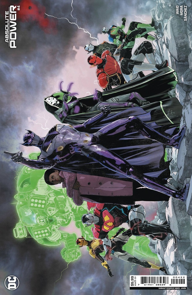 Absolute Power #4 of 4 (Cover G Mikel Janin Villains Card Stock Variant)