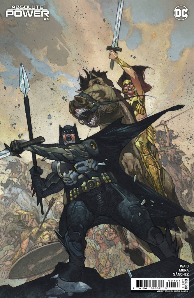 Absolute Power #4 of 4 (Cover B Simone Bianchi Card Stock Variant)