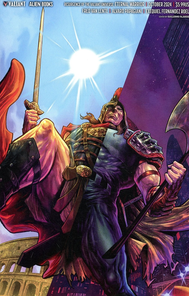 Eternal Warrior #1 (Cover D Guillermo Fajardo Virgin Variant)