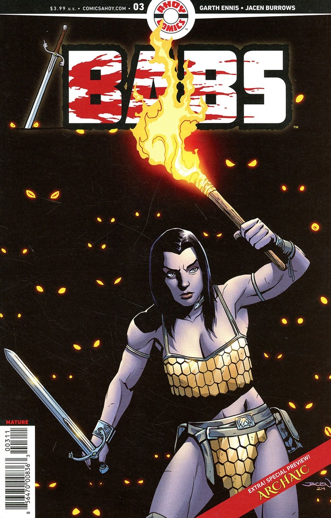 Babs #3 of 6 (Cover A Jacen Burrows)