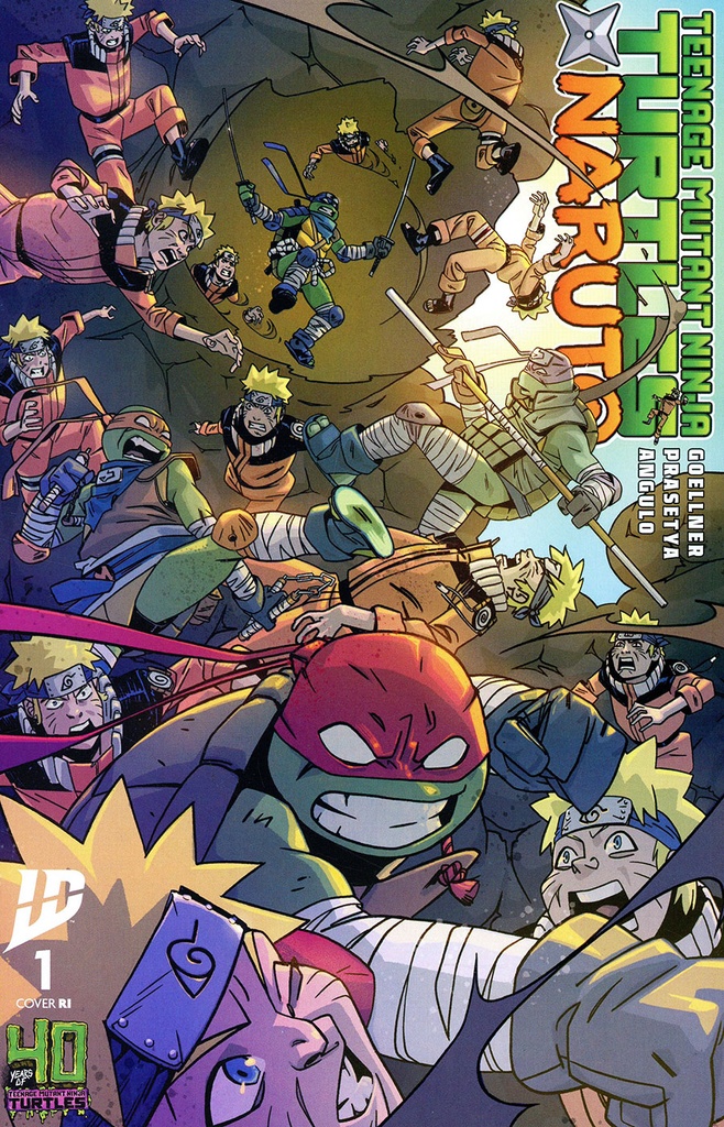 Teenage Mutant Ninja Turtles x Naruto #1 (Cover G Dan Duncan 40th Anniversary Variant)