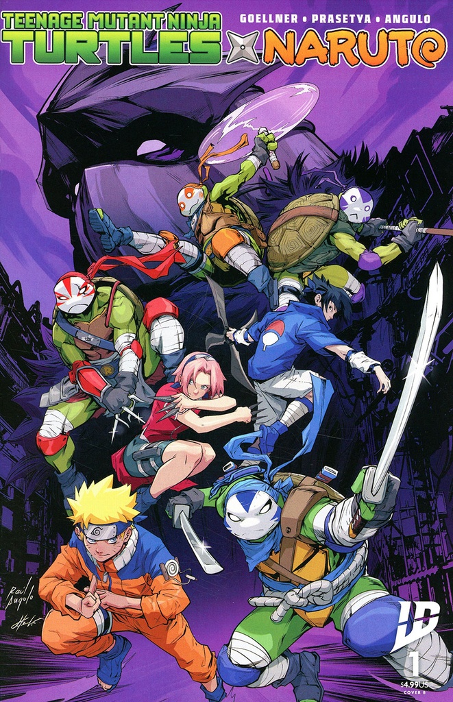Teenage Mutant Ninja Turtles x Naruto #1 (Cover B Hendry Prasetya)