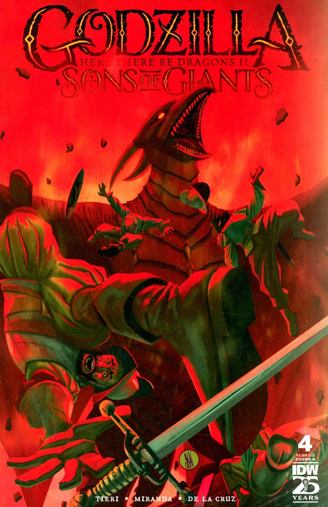 Godzilla: Here There Be Dragons II - Sons of Giants #4 (Cover A Inaki Miranda)