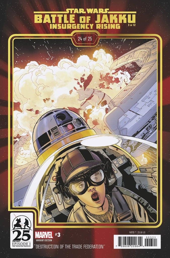 Star Wars: Battle of Jakku - Insurgency Rising #3 of 4 (Chris Sprouse Phantom Menace 25th Anniversary Variant)