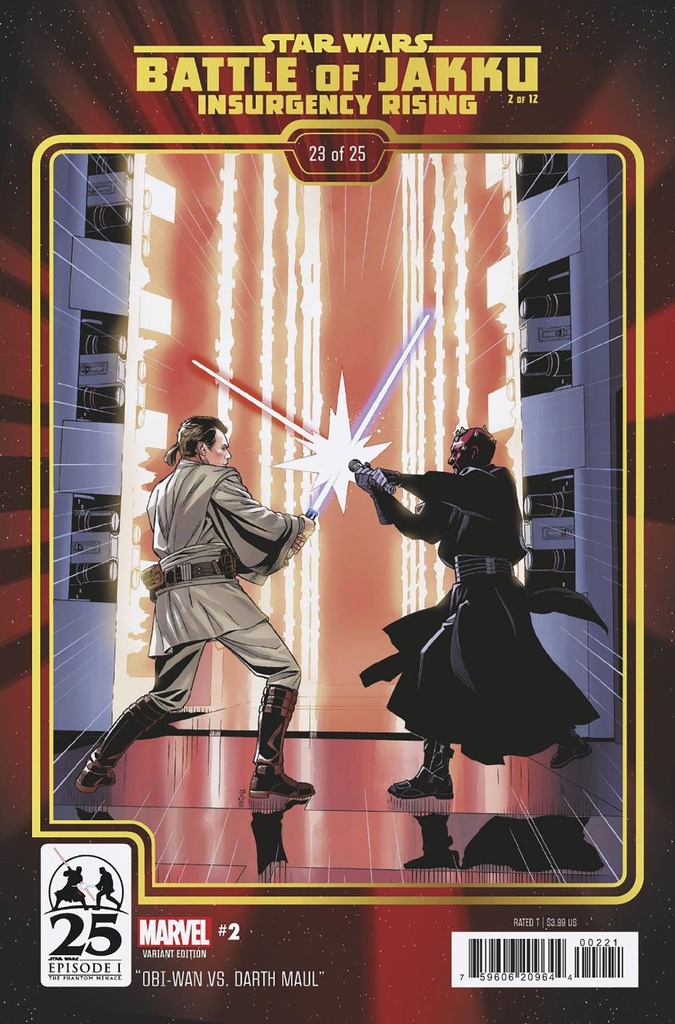 Star Wars: Battle of Jakku - Insurgency Rising #2 of 4 (Chris Sprouse Phantom Menace 25th Anniversary Variant)