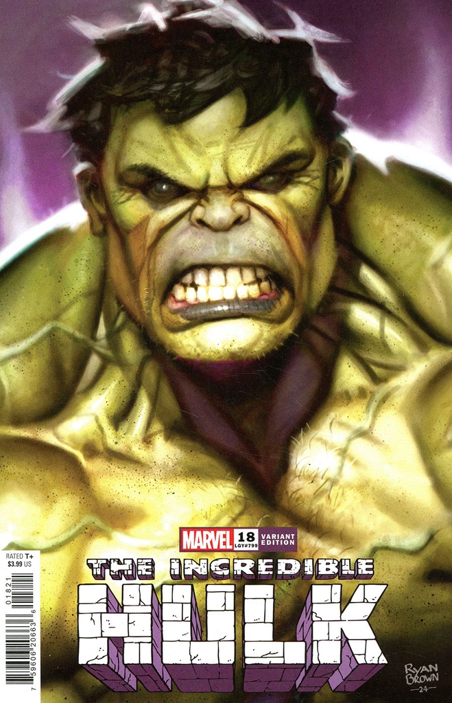 Incredible Hulk #18 (Ryan Brown Variant)