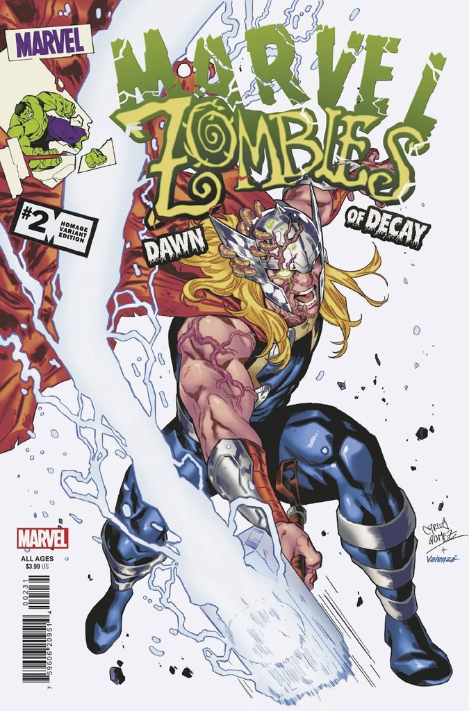 Marvel Zombies: Dawn of Decay #2 of 4 (Carlos Gomez Homage Variant)