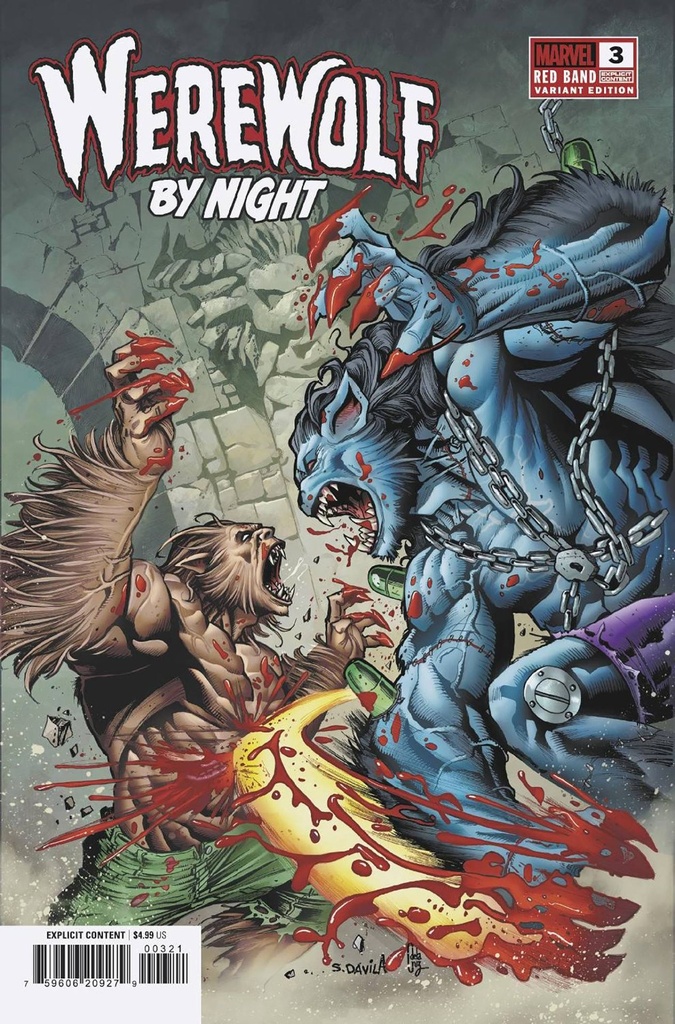 Werewolf by Night: Red Band #3 (Sergio Davila Variant)