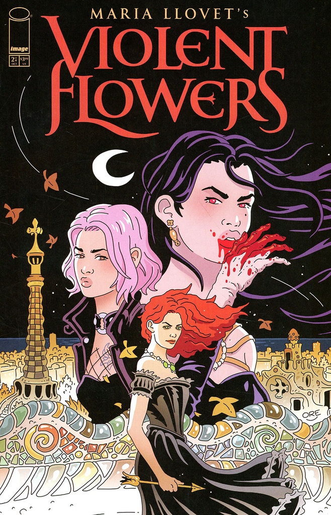 Maria Llovet's Violent Flowers #2 of 4 (Cover D Jesus Orellana)