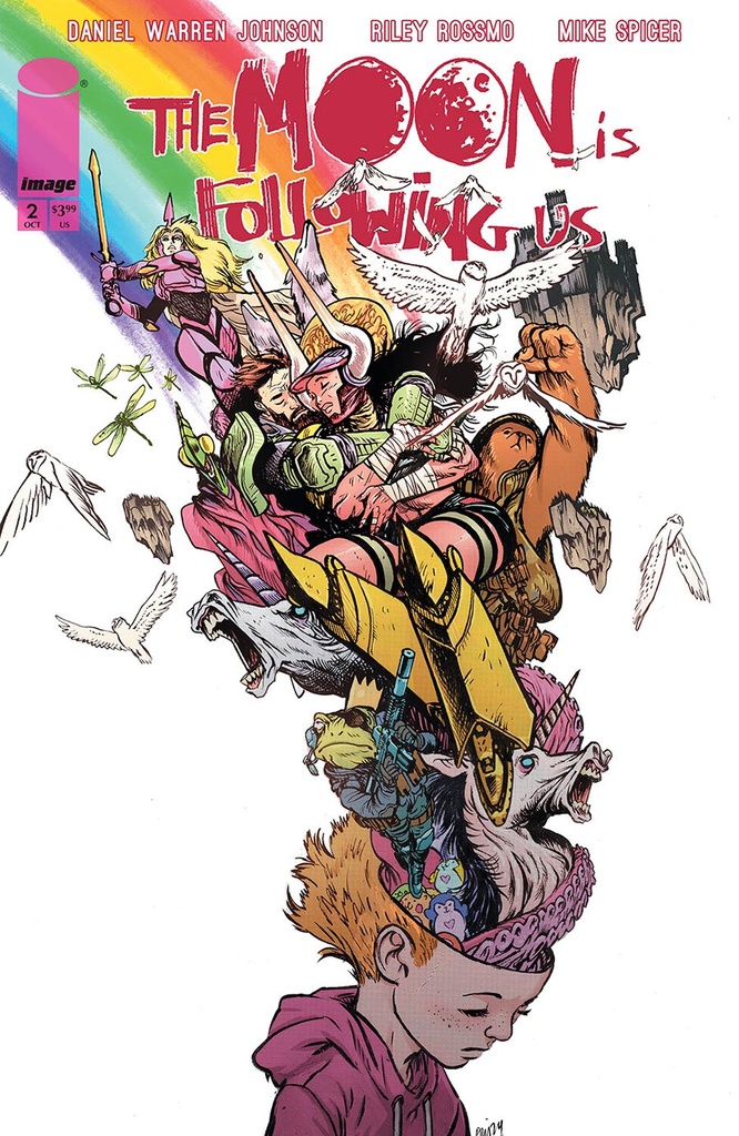 The Moon Is Following Us #2 (Cover B Daniel Warren Johnson & Mike Spicer)