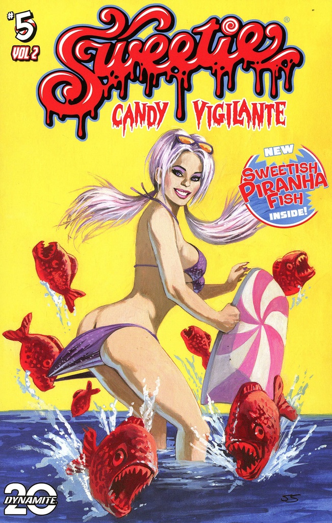 Sweetie Candy Vigilante Vol. 2 #5 (Cover C Stephen Sistilli Yellow Variant)