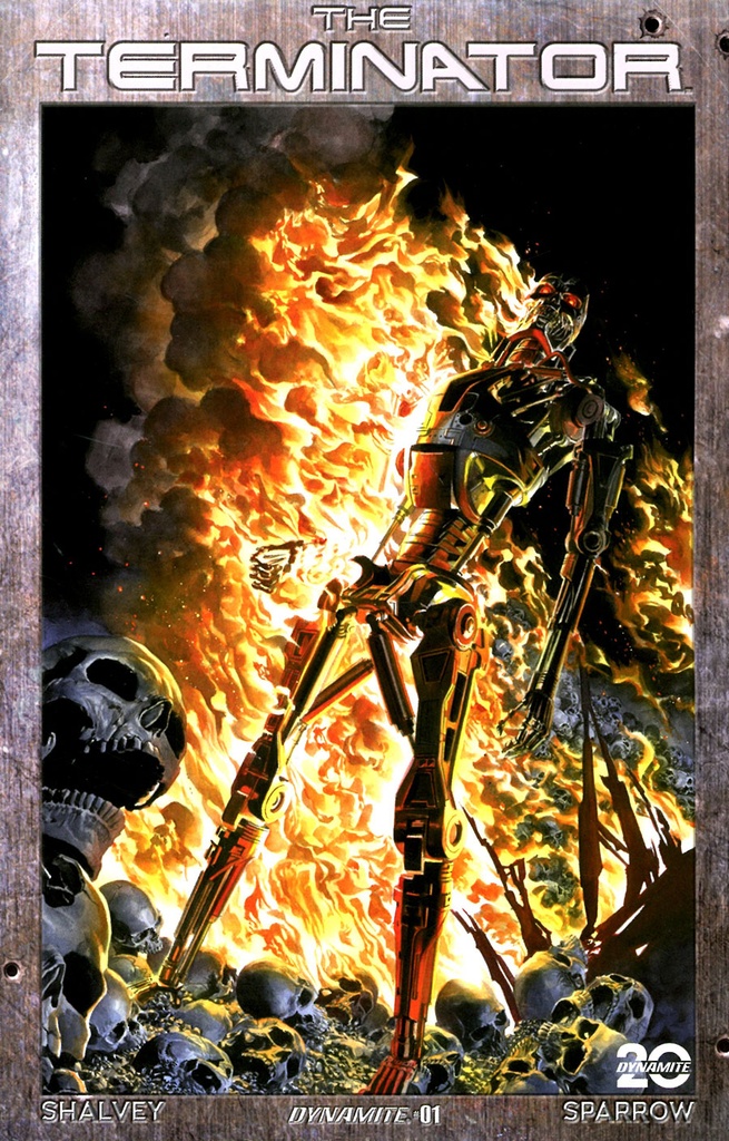 The Terminator #1 (Cover E Alex Ross Burning Earth Icon Variant)