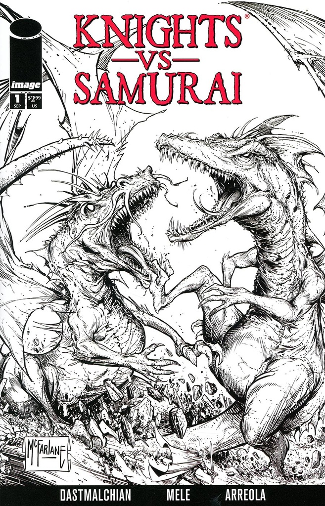 Knights vs. Samurai #1 (Cover C Todd McFarlane)