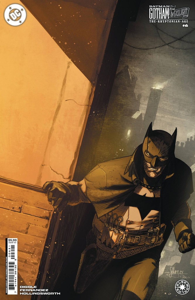 Batman: Gotham by Gaslight - The Kryptonian Age #6 of 12 (Cover B Javier Fernandez Card Stock Variant)
