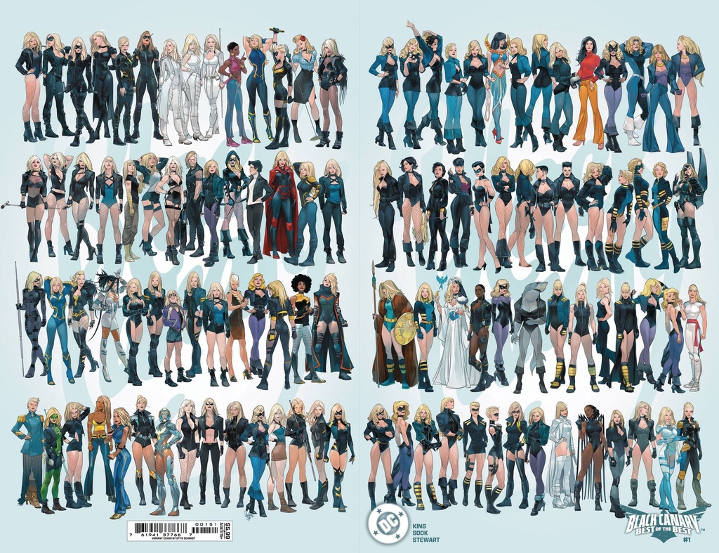 Black Canary: Best of the Best #1 (Cover C Otto Schmidt Wraparound Card Stock Variant)