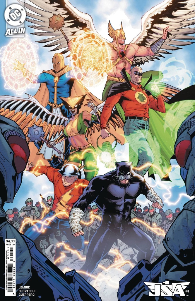 JSA #1 (Cover C Travis Mercer Card Stock Variant)
