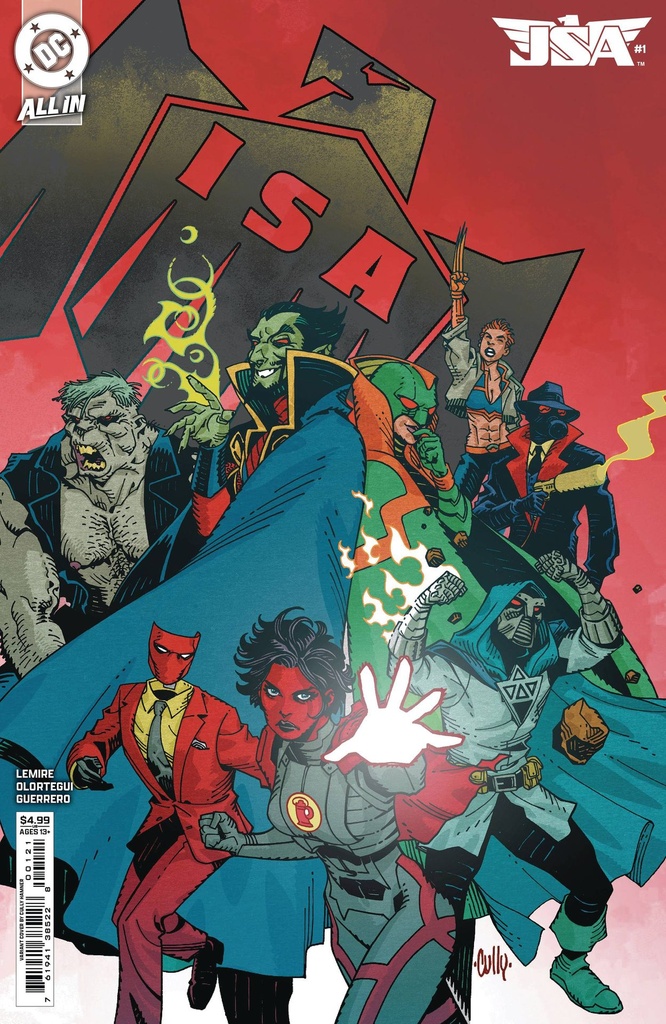 JSA #1 (Cover B Cully Hamner Card Stock Variant)