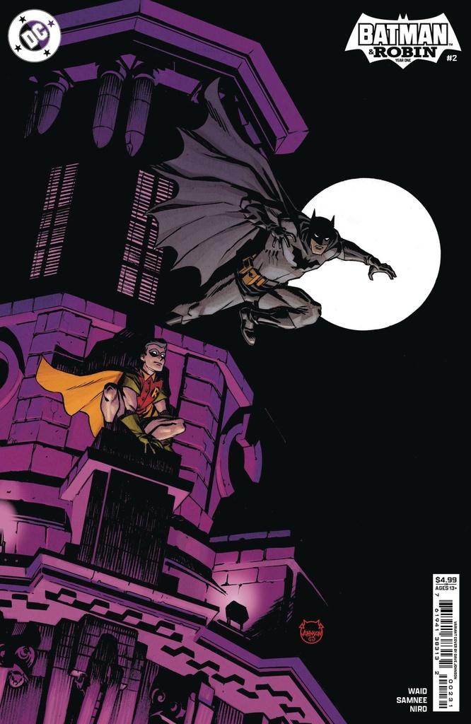 Batman and Robin: Year One #2 of 12 (Cover C Dave Johnson Card Stock Variant)
