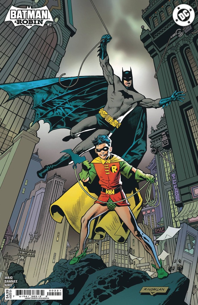 Batman and Robin: Year One #2 of 12 (Cover B Kevin Nowlan Card Stock Variant)