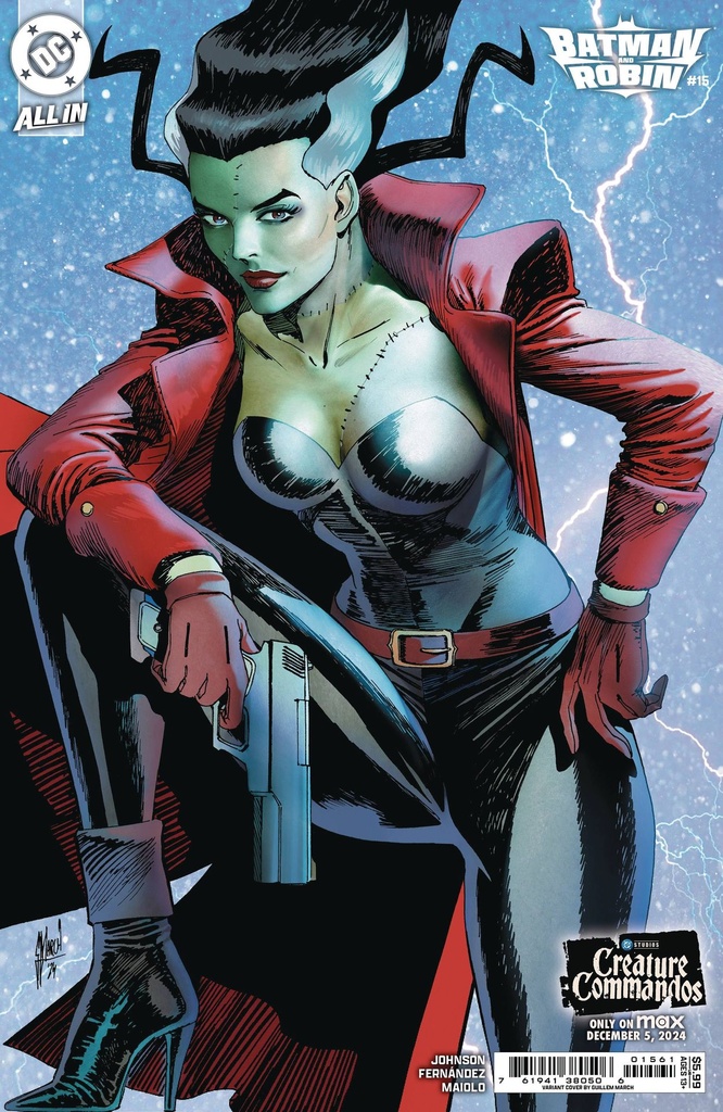 Batman and Robin #15 (Cover D Guillem March Creature Commandos Card Stock Variant)