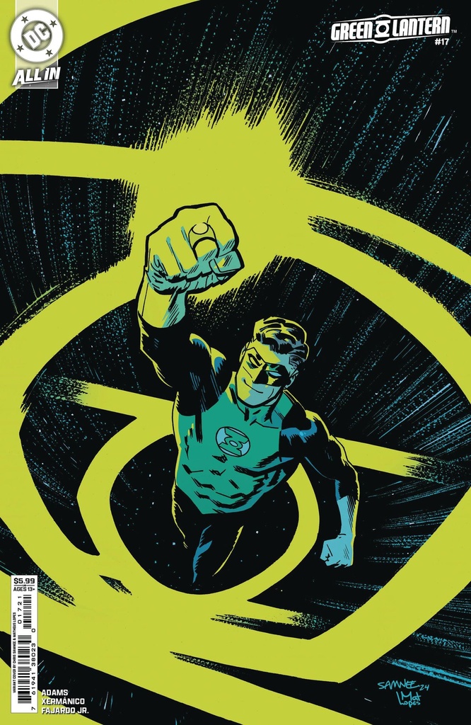 Green Lantern #17 (Cover B Chris Samnee Card Stock Variant)