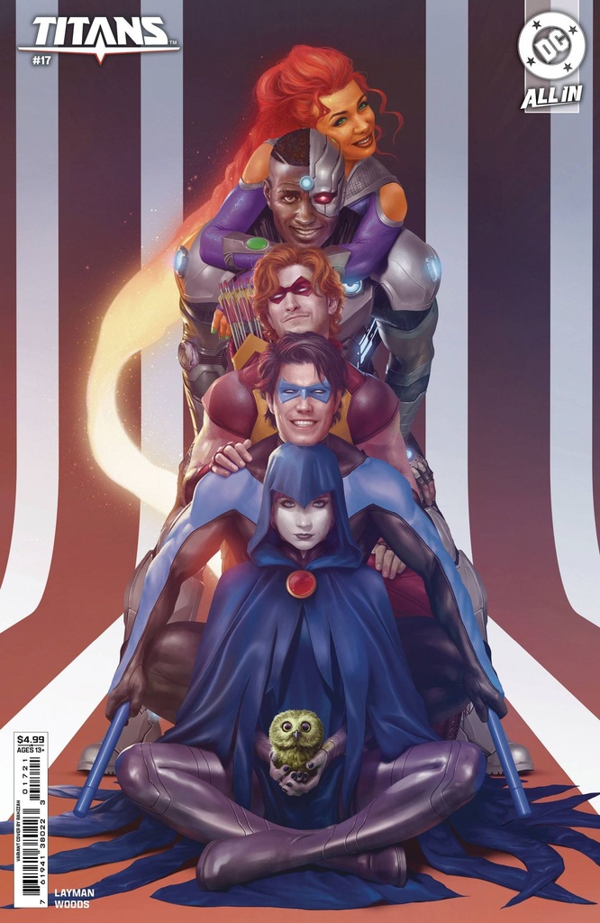 Titans #17 (Cover B Rahzzah Card Stock Variant)